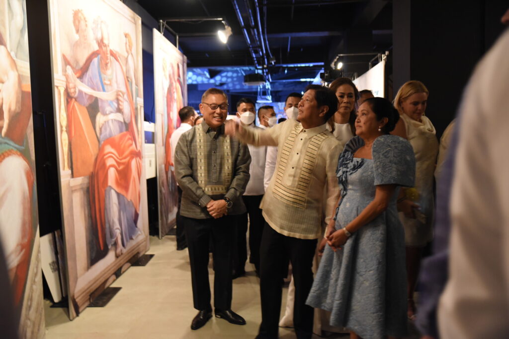 President BBM and First Lady Liza grace VIP night of Sistine Chapel exhibition