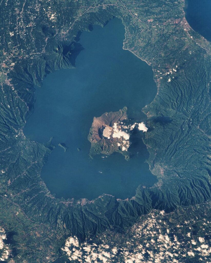Emirati astronaut captures image of Taal Volcano from space