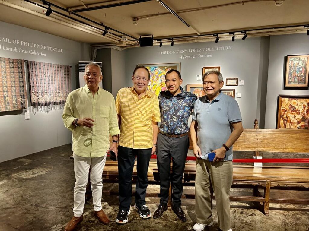 Menchu Katigbak,  Techie Ysmael and Manila’s  art patrons at the Leon Gallery