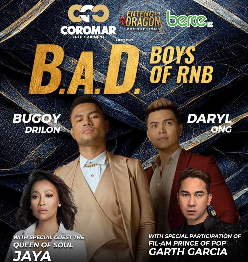 ‘B.A.D’ boys of R&B  Daryl Ong, Bugoy Drilon to headline US concerts