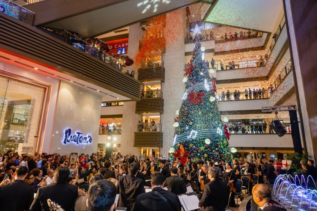 Mall rings in the festive season with enchanting carols and joyous bells