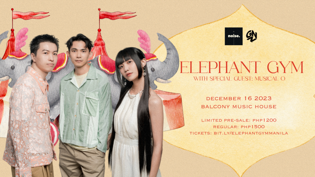 Taiwanese rock trio Elephant Gym back in Manila next month