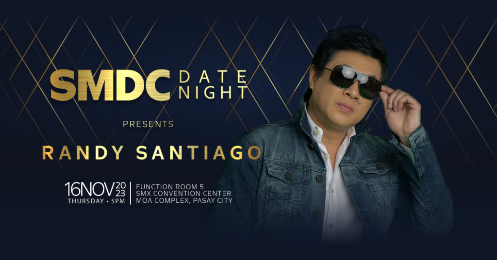 SMDC date night: Randy Santiago, live
