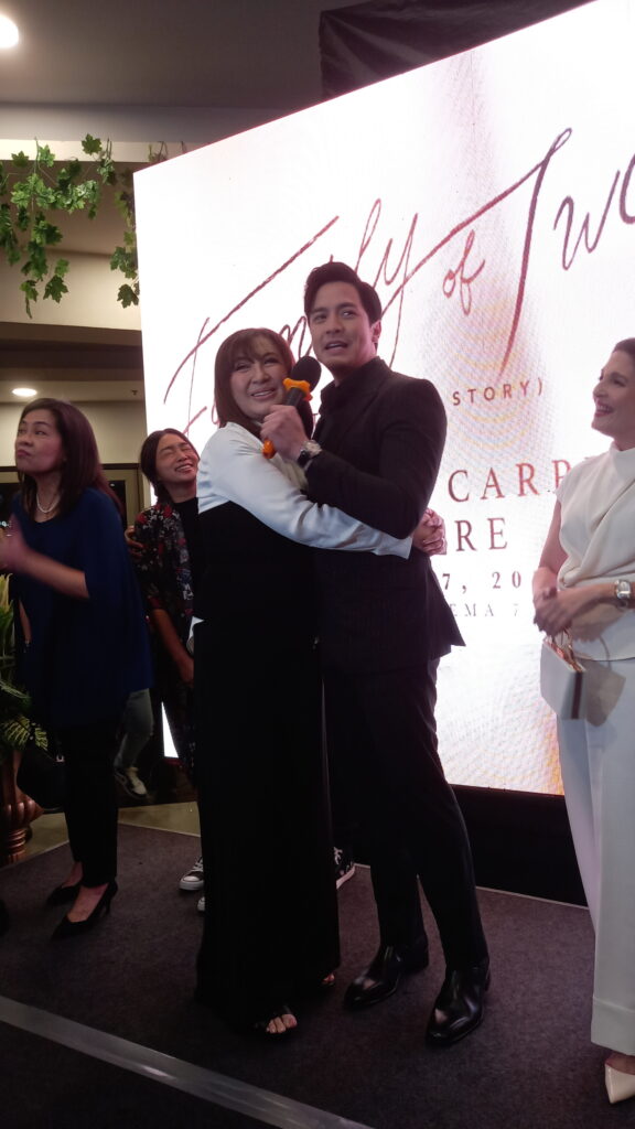 Sharon plays single mom to Alden with ease and grace