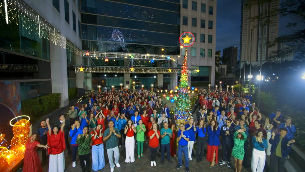 In historic collab, ABS-CBN X-mas station ID features GMA, TV5, A2Z