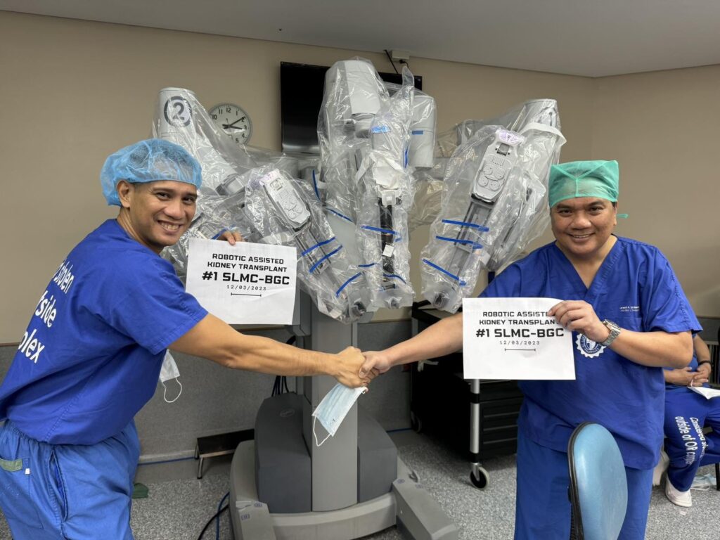 First-ever robotic-assisted kidney transplant in Phl