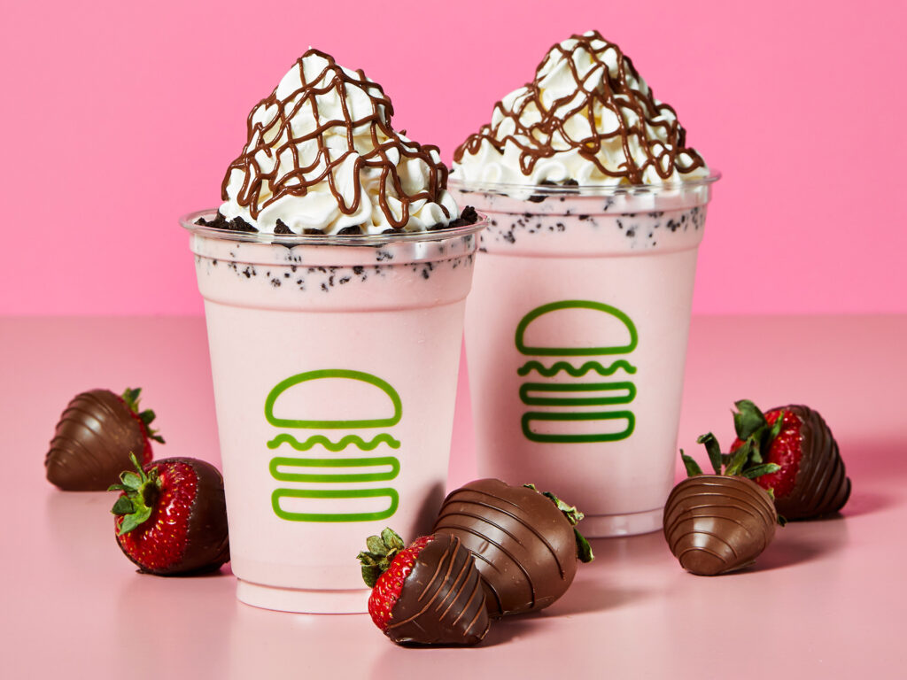 Chocolate – covered strawberry shake makes a comeback