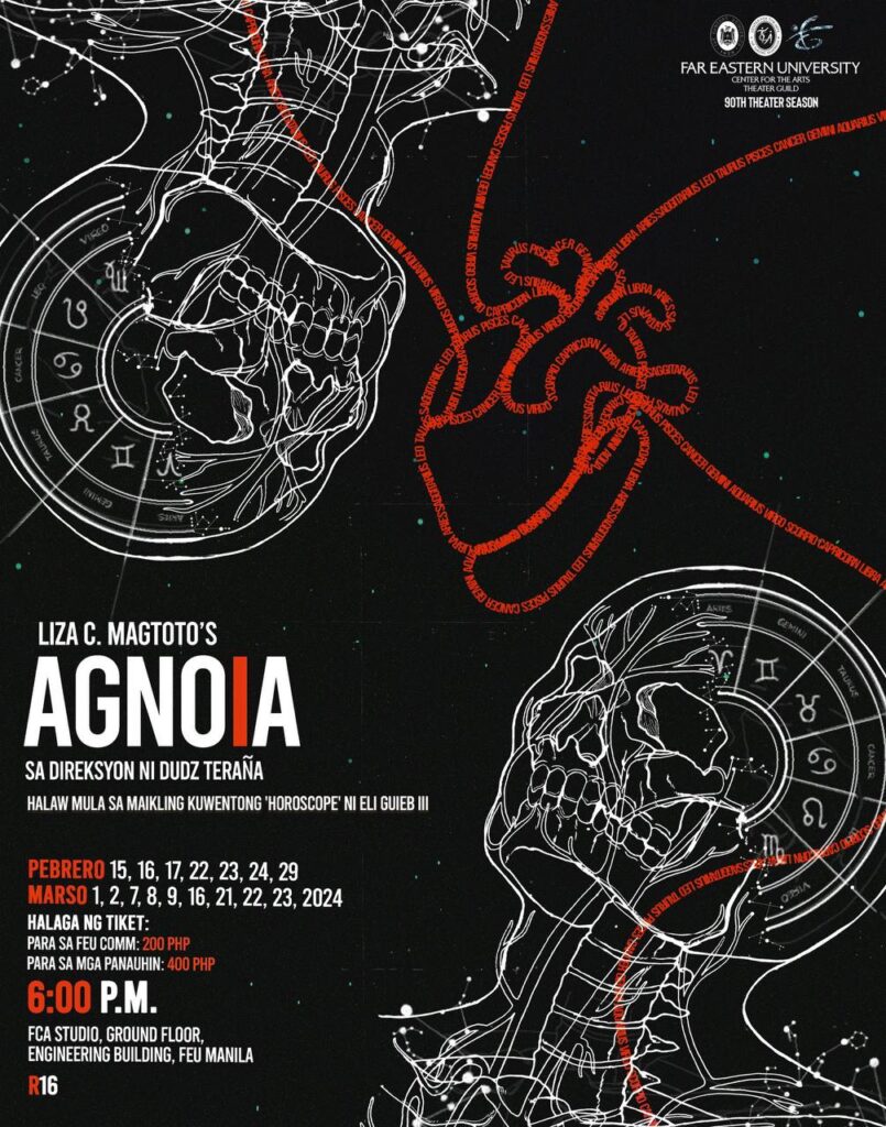 FEU Theater Guild celebrates 90th year with ‘Agnoia’