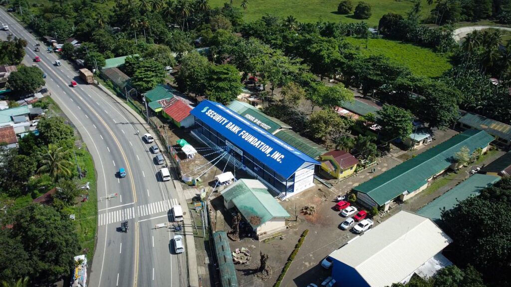 In Butuan City, a new two-story, eight-classroom building