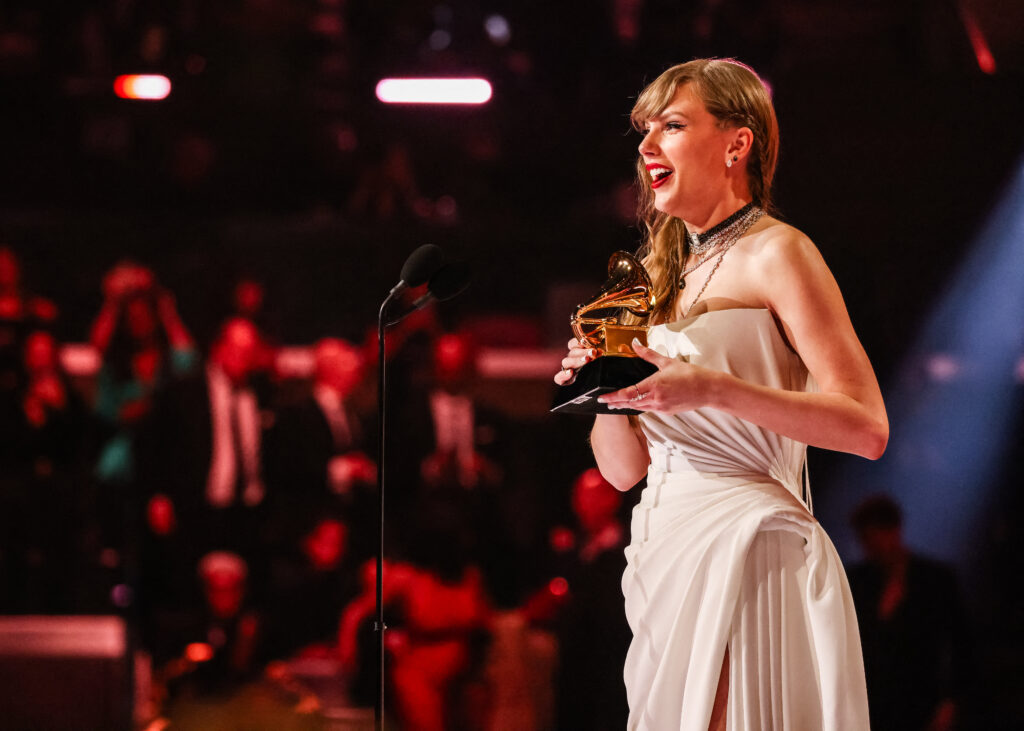 Taylor Swift is ‘GOAT’ with 4th Album of the Year Grammy