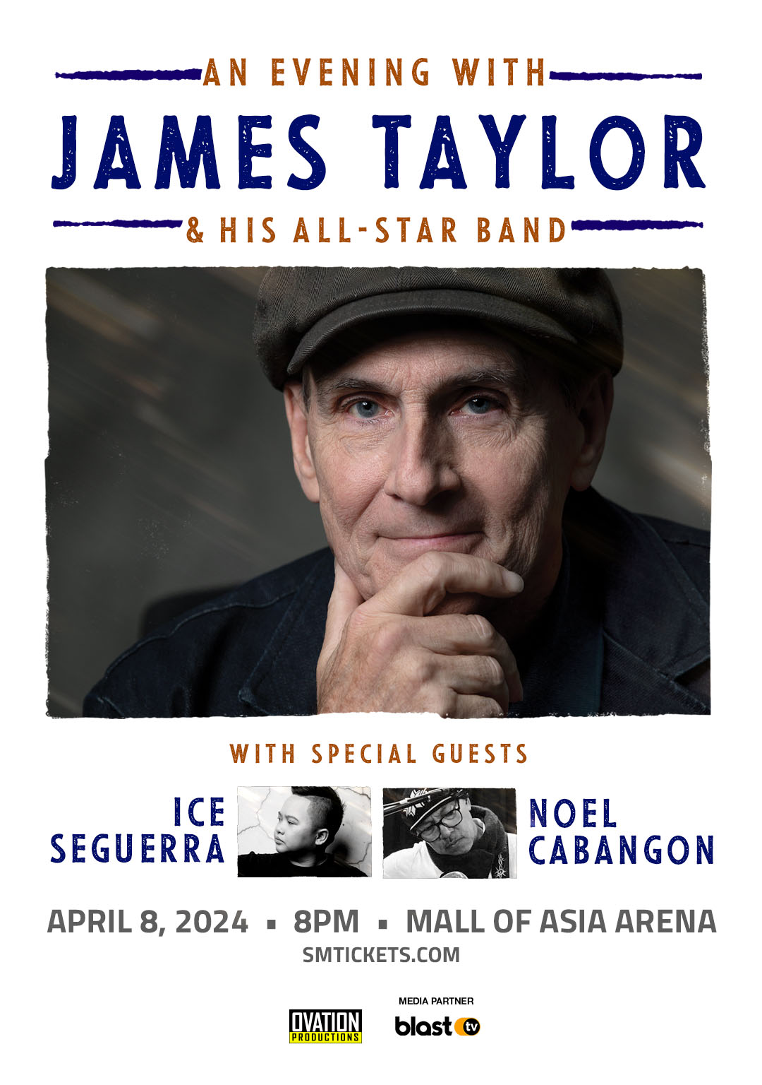 Ice Seguerra, Noel Cabangon as Special Guests in James Taylor’s Manila 